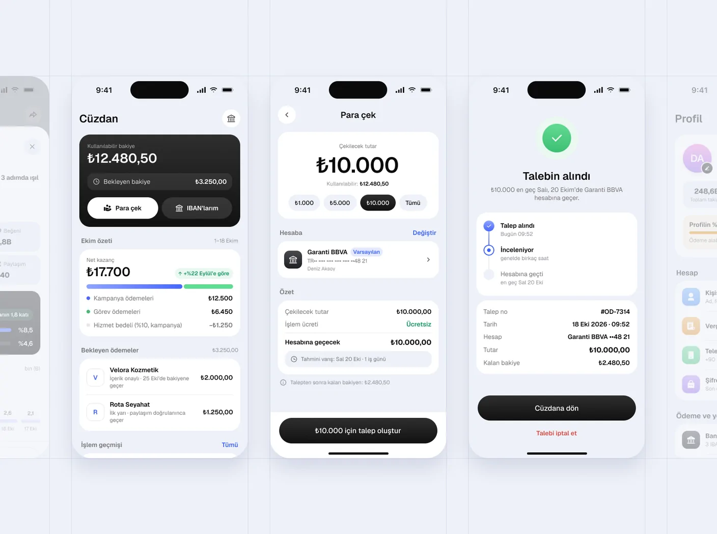 Wallet and payout — Infmar